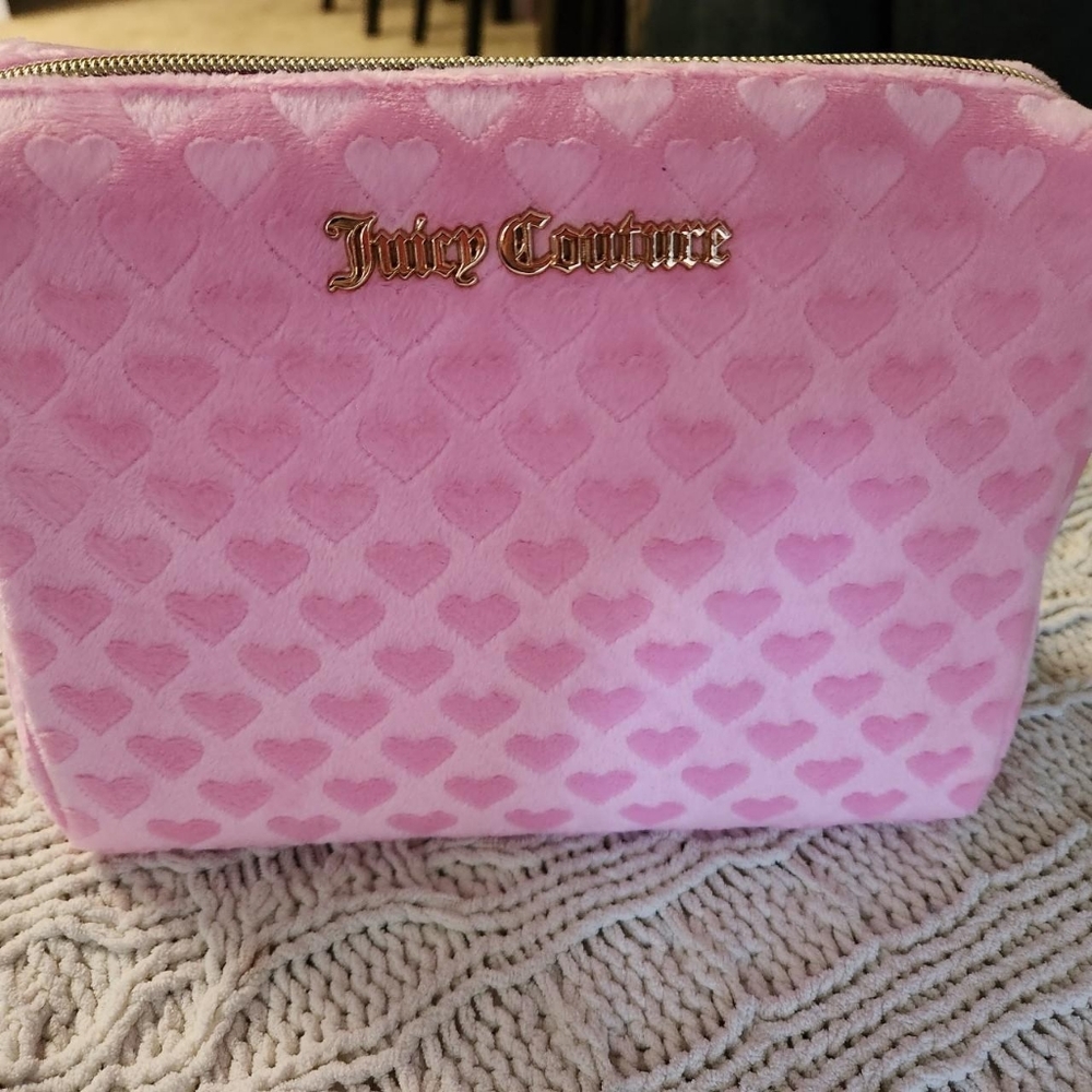 Juicy couture makeup bag